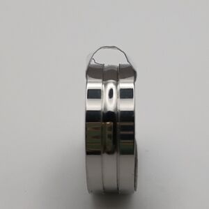 Mens Stainless Steel Alloy Silver Band Ring Size 9